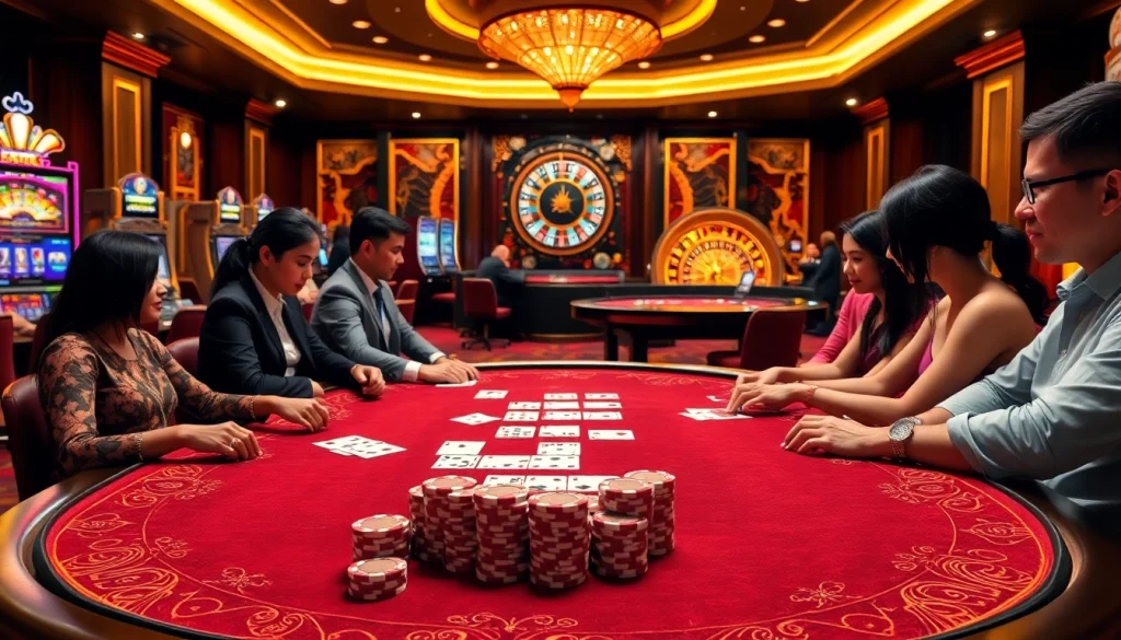 Experience the excitement of BDTK1 at a luxurious casino table, featuring poker chips and cards.