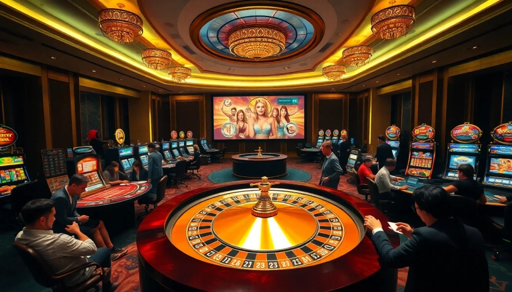 Experience thrilling gaming action at https://zx88.buzz/ with vibrant roulette and slot machines.