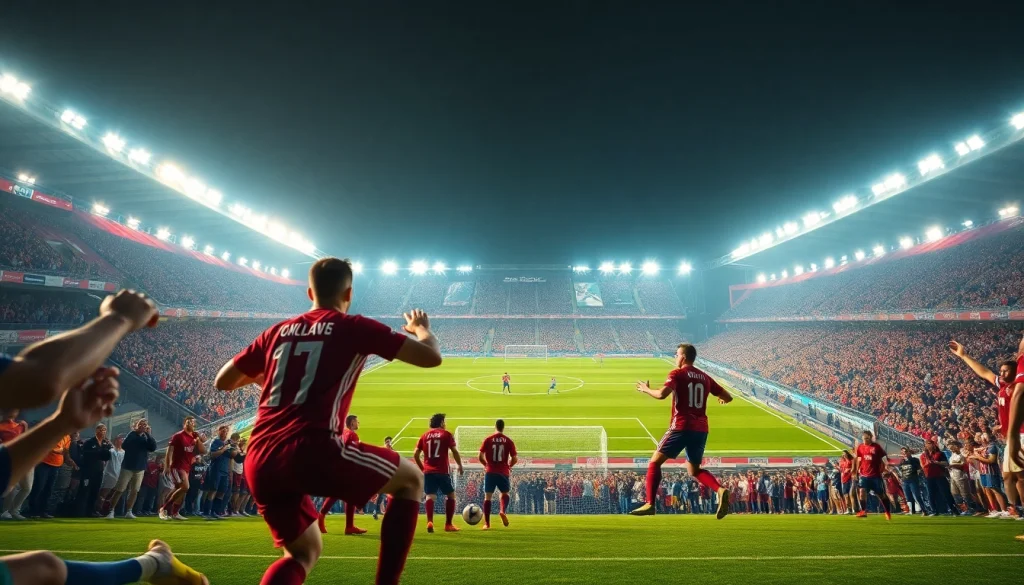 Socolive delivers live football action with vibrant stadium atmosphere, capturing excitement.