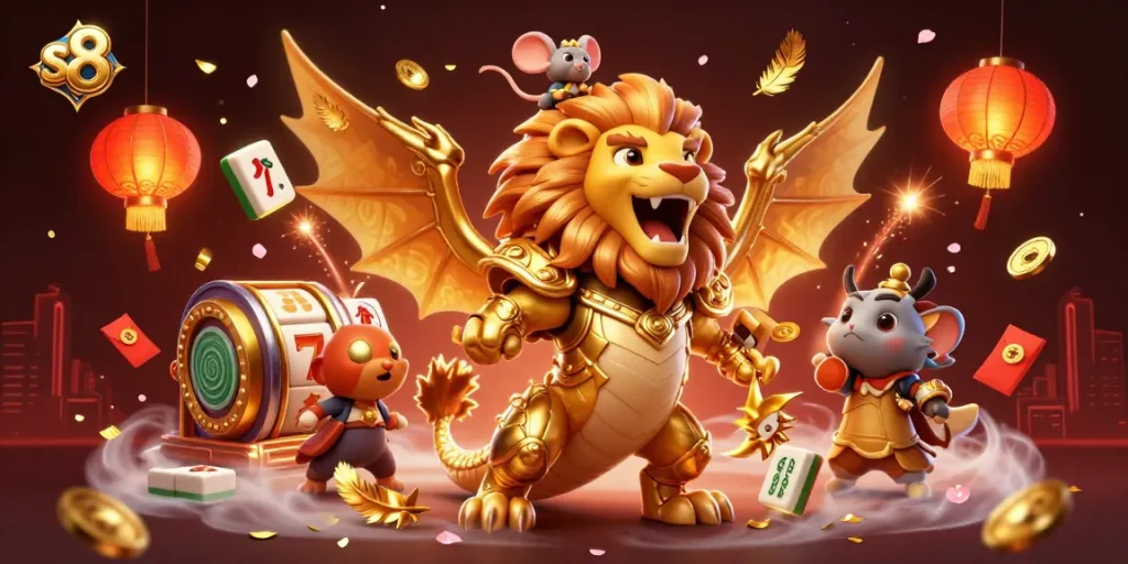 Experience soaring wins with S8's engaging casino adventures featuring vibrant characters and special gaming elements.